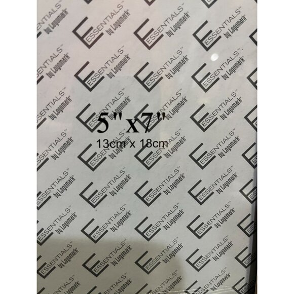 Essentials By Logomark Silver Plate Picture Frame 5" x 7" With Black Velvet Back - Picture 5 of 8